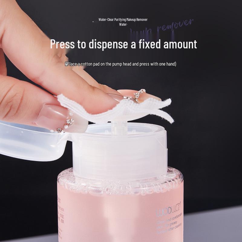 WODWOD Gentle 3-in-1 Makeup Remover Water for Face, Eyes, and Lips - Deep Cleansing and Non-Irritating.