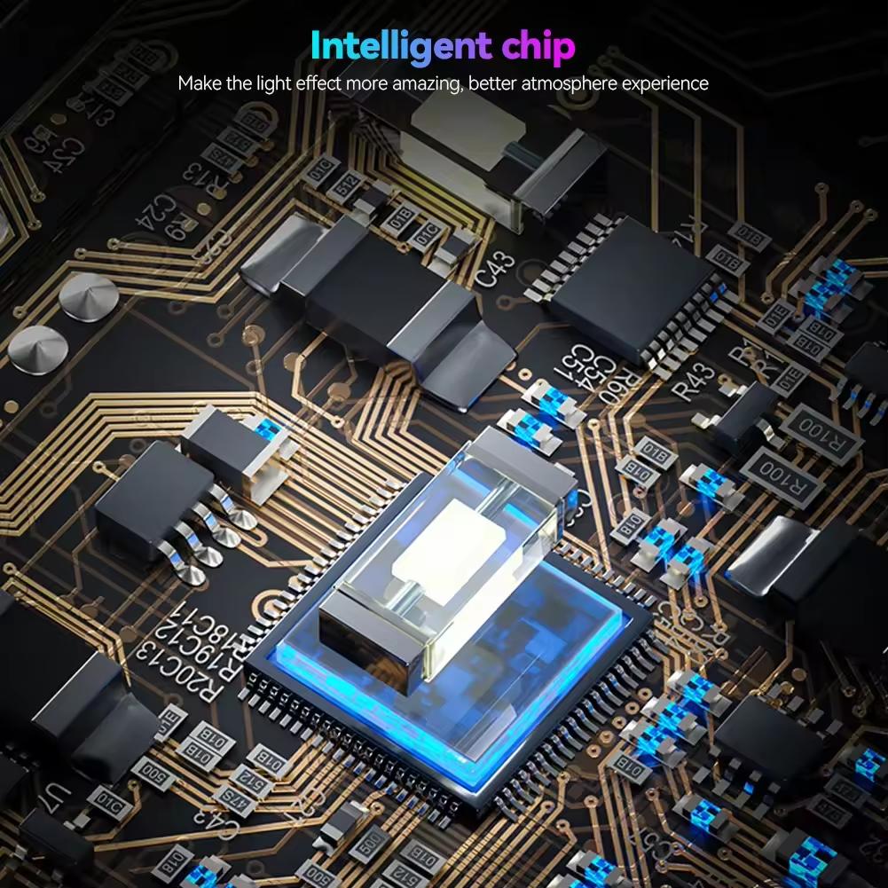 Lumière d'ambiance LED universelle USB pour intérieur de voiture, feux de signalisation, lampe de lecture automatique, décorations, accessoires d'intérieur de voiture