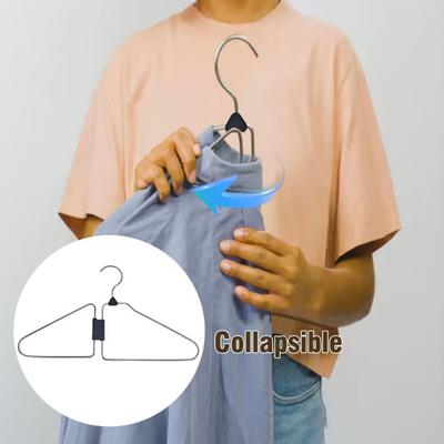 1/5 Pezzi Grucce Pieghevoli Antiruggine Resistenti Supporto Ampia Applicazione Gruccia Pieghevole Viaggio
