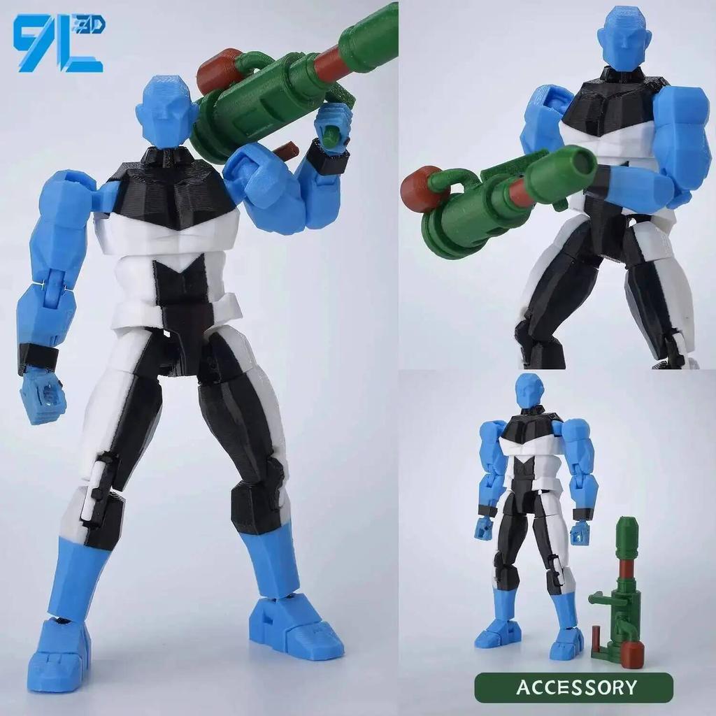 9L3D Printed Invincible Dummy13 Titan Lucky13 Invulnerable Mark Toy Collectible Figures As Gift For Kids Birthday Children's Day