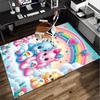 Rainbow Bears Office Rug Chair Mat, Game Carpet, Suitable for Front Door, Bedroom, Living Room, Desk, Holiday Gift