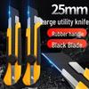 Xin Dao 25mm Wide Rubber Grip Extra Large Utility Knife for Home Decor, Wallpaper Cutting, and Box Opening