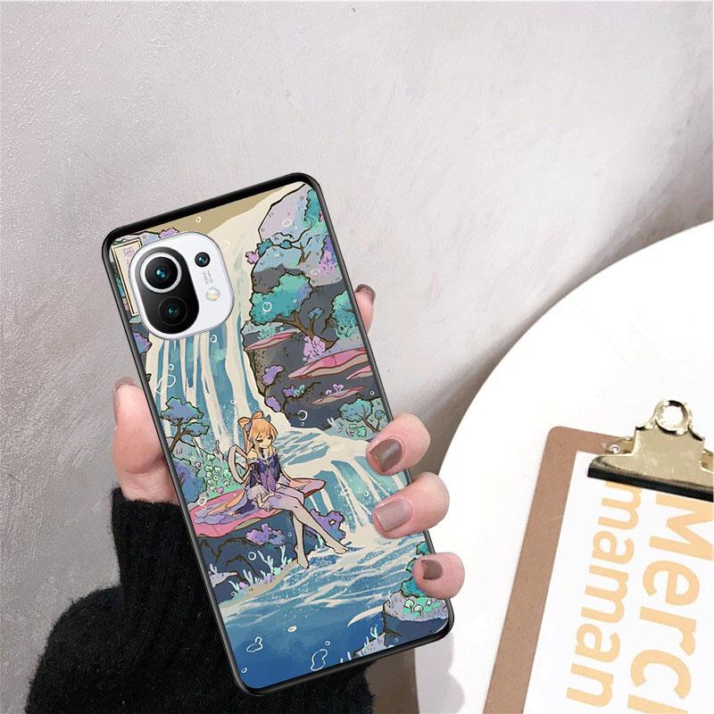 Genshin Impact Spiel Yan Fei Handyhülle für Xiaomi 12 Mi 10T 11T 11 Pro 10 10T 11 lite 10pro 11Ultra Poco X3 Pro Poco F3 M3