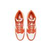 Nike Dunk Retro 'Orange Blaze' Leather High Top Skateboard Shoes Men's White Orange 2021 Edition DD1399-101