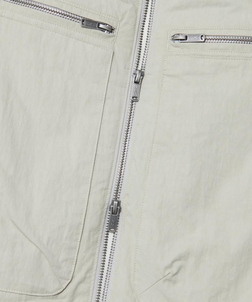 Nomanual Detachable Hooded Vest - Sand Gray
