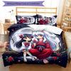 3pcs Inuyasha & Kagome Pattern Bedding Set Duvet Cover Set Includes Duvet Cover &pillowcases,perfect All Season Bedroom Decoration&gift
