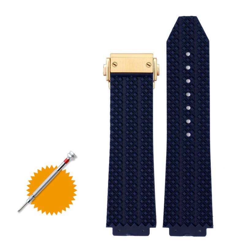 Armband für HUBLOT BIG BANG Silikon 26*19mm Wasserdicht Herren-Uhrenarmband Ketten-Uhrenzubehör Gummiarmband Armband