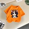 T-shirt Casual a Maniche Corte per Bambini per l'Estate, T-shirt Carina per Ragazze e Ragazzi