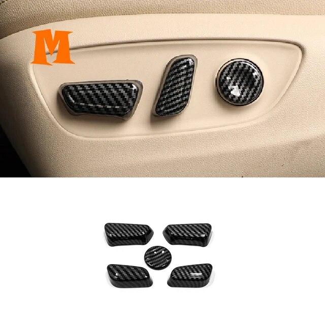 Carbon Fiber For Toyota Sienna  2022 Interior Accessories Car Gear Shift Box Armrest Box Panel Frame Decor Sticker Cover