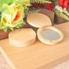 Foldable Wood Makeup Mirror Rotatable Small Mirror Portable Pocket Mirror  Outdoor