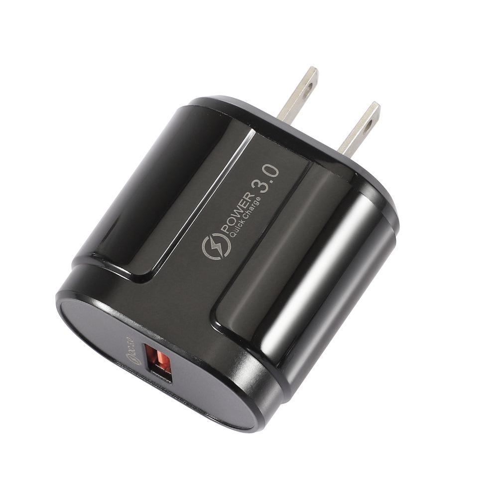 18W QC3.0 Fast Charging Plug - Smart Single USB (EU/US Spec)