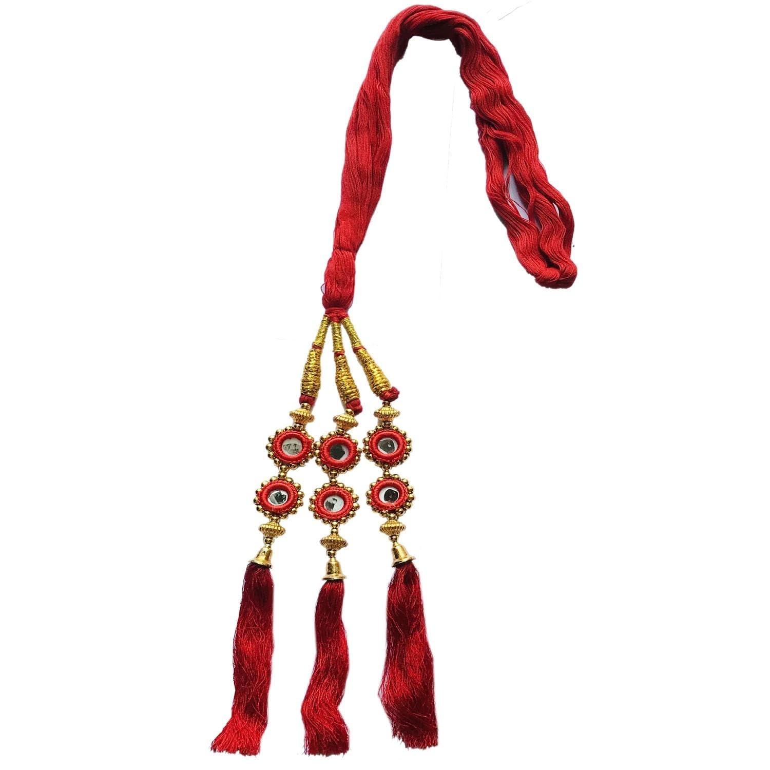 

@ Indian Traditional Hair Choti Paranda Red Color For Women Zr-2805-60%Off