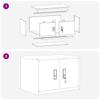 Storage Cabinet Anthracite 60 X 40 X 40 Cm Steel