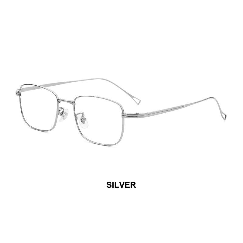 New Luxury Gold-Rimmed Titanium Glasses Frames Men s Business Casual Eyeglasses Frames Women s Retro Fashion Spectacles