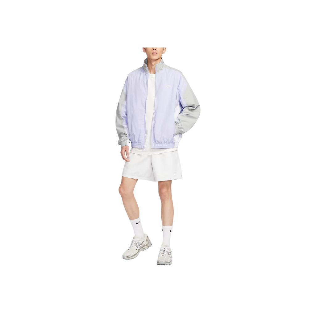 Nike Club Futura Logo Knitted Sports Long Sleeve Jacket Men Jackets HQ6110-057