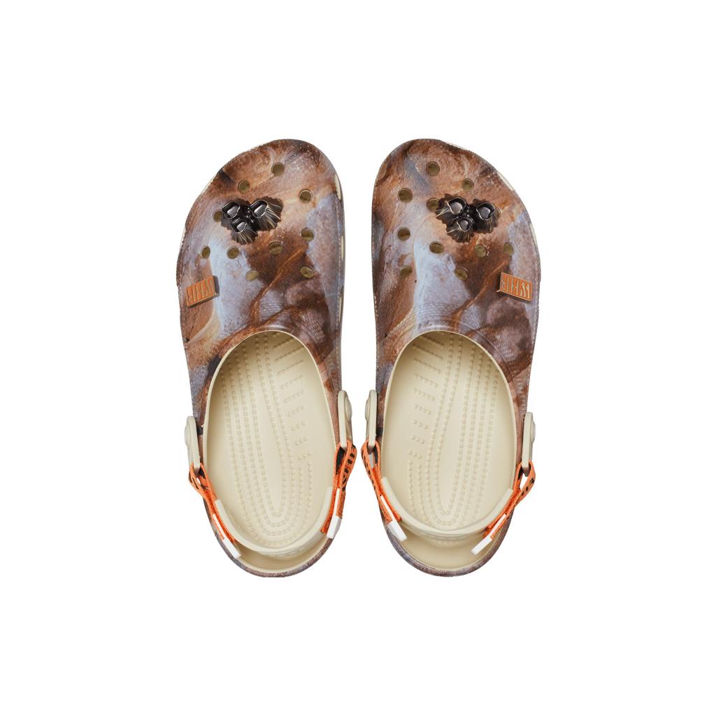 Western Hydrodynamic Research X Crocs Classic Clog Southern California Coastlines Unisex Sneakers Brown Walnut 208551-267