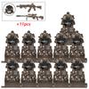Military Figures Soldier Building Block SWAT Special Forces Assault Team Camouflage Troops Vehicle Bricks Toy