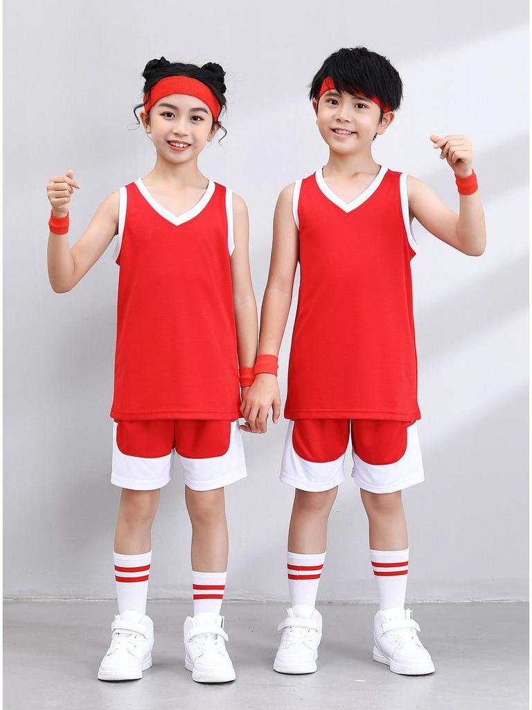 Quick-Drying Breathable Basketball Uniforms for Kids & Adults - Summer Training Suits