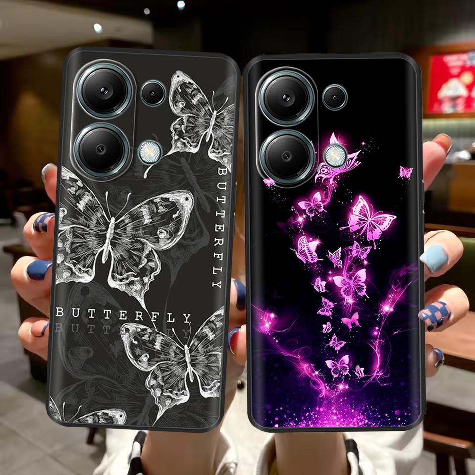 For Redmi Note 13 Case For Redmi Note 13 Pro Cartoon Silicone Phone Case For Xiaomi Redmi Note 13 Pro Plus Note13 Cover Bumper