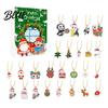Advent Calendar for Set Kids 24-Day Countdown Christmas Snowman House Decor Xmas Gift Holiday 2D