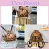 Cute Bear Flap Backpack For Daily Commuting And Casual Outings