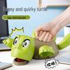 Douyin Funny Double-Sided Water Gun Prank Turtle Coaster Ornament