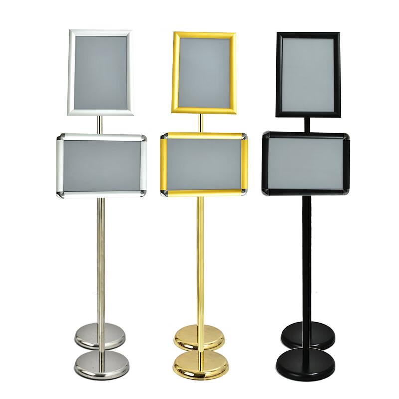 Stainless Steel Floor Stand Display Sign