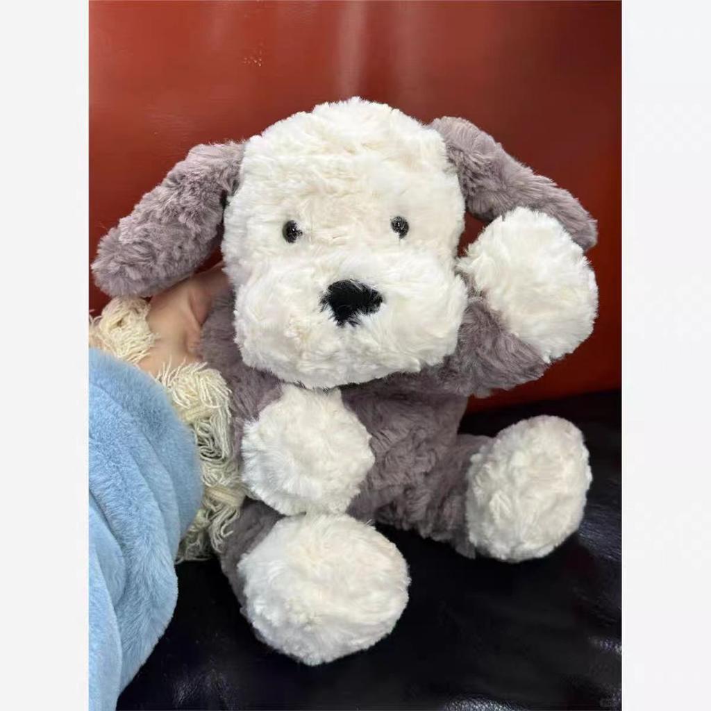 35cm Cute Tangbuli Shepherd Dog Plush Toy Soft Stuffed White Gray Puppy Pillow Wearable Clothing Doll Pillow Kids Birthday Gifts