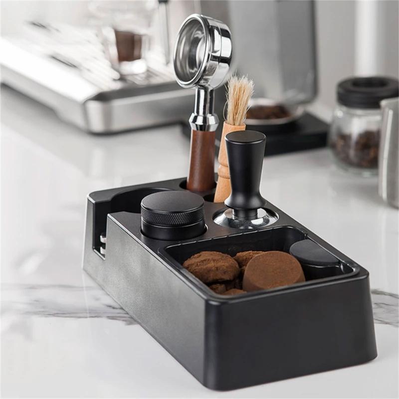 51/53/58mm Coffee Tamper Holder Support Base Espresso Tamper Mat Station Filter Stand  Coffee Accessories