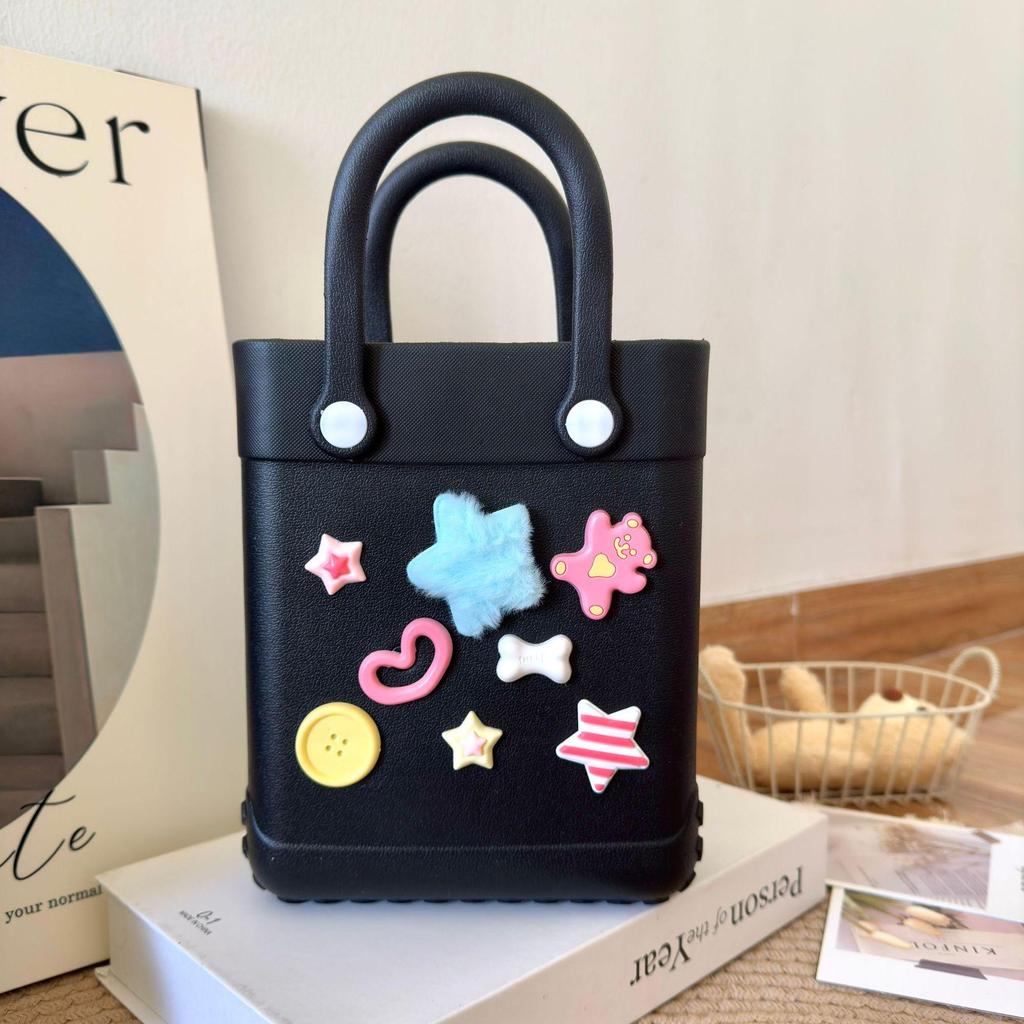 EVA Cartoon Waterproof Hole Bag: Summer DIY Mini Handbag