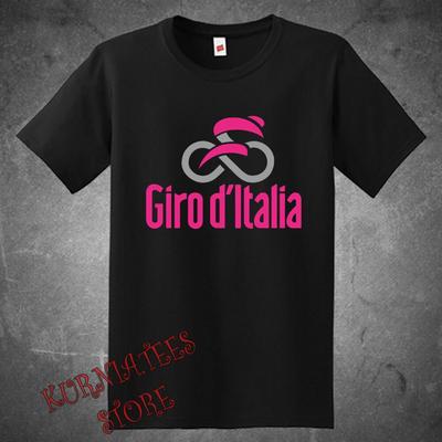 T-shirts Hommes et Femmes Giro D'Italia Vélo Vélos