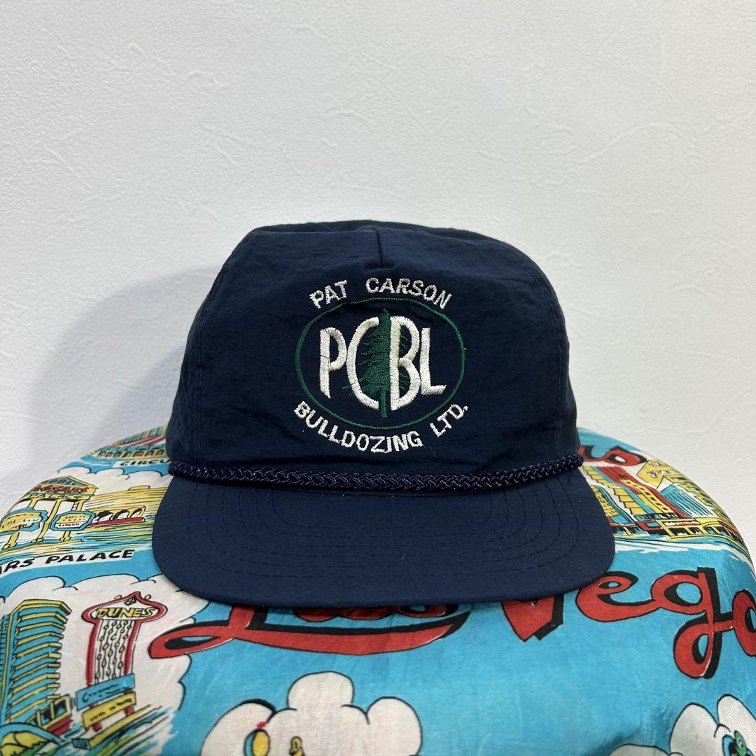 

[USED] OLD company nylon poly cap retro 90s y2k cap English letters