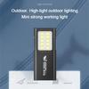 Mini COB Rechargeable Flashlight Work Light 4 Mode Dimmable LED Flashlight with Clip Running Hiking Camping Outdoor Pocket Torch