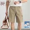 Men's Summer Pure Cotton Elastic Waist Shorts