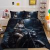 Beauty Skull Printed Comforter Cover Set Twin Size Polyester Home Bedclothes Highend Soft Duvet Cover Set