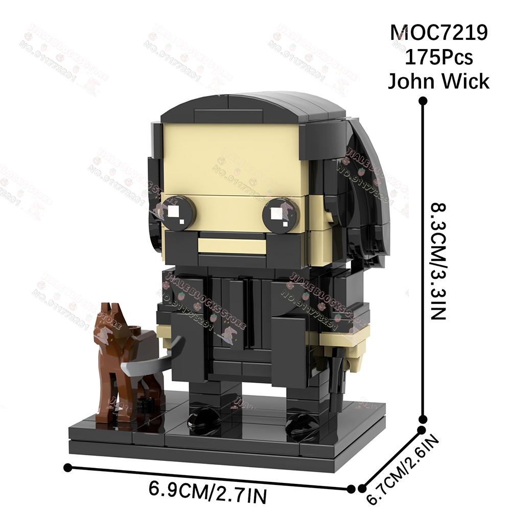 Klocki konstrukcyjne postaci z serii filmowych Kreatywne Horror Freddy Krueger Beetle Juice Gremlins John Wick Alien Modele Zabawki Dla Dzieci