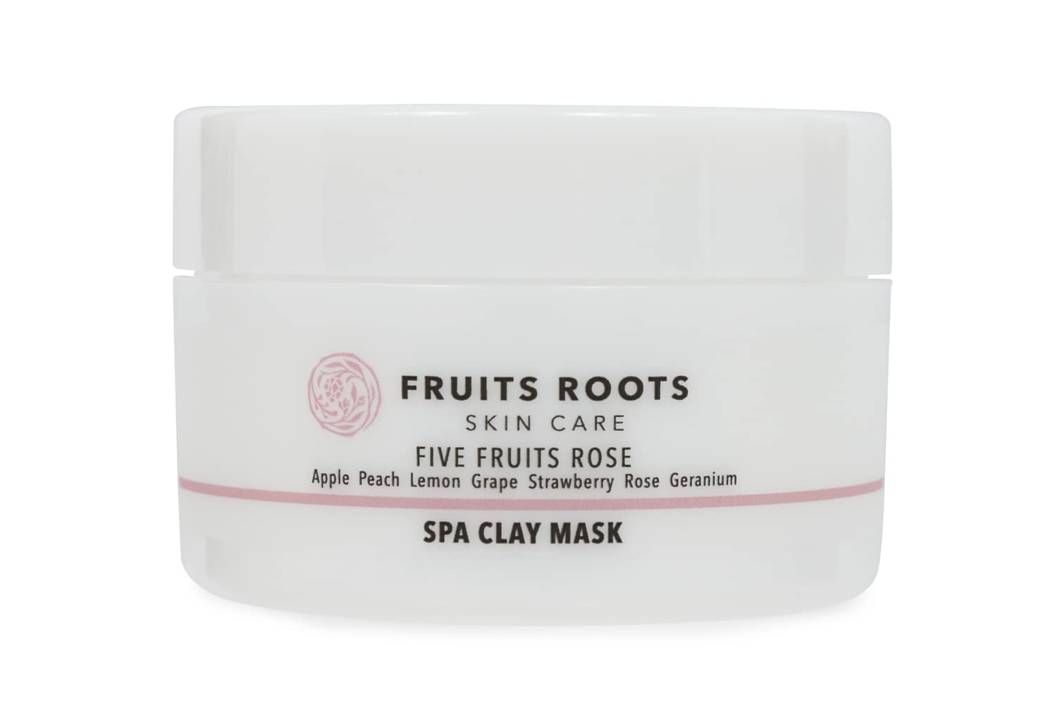 

Fruit Roots Spa Clay Mask 100ml Additive-Free Pack Mask Rose Geranium Scent Skincare FRUITSROOTS