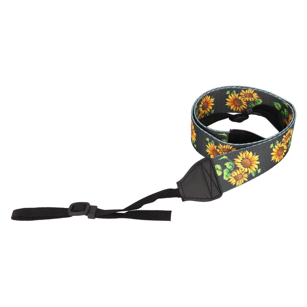Camera Shoulder Neck Strap Fashionable Vintage Ethnic Style Sunflower Camera Strap