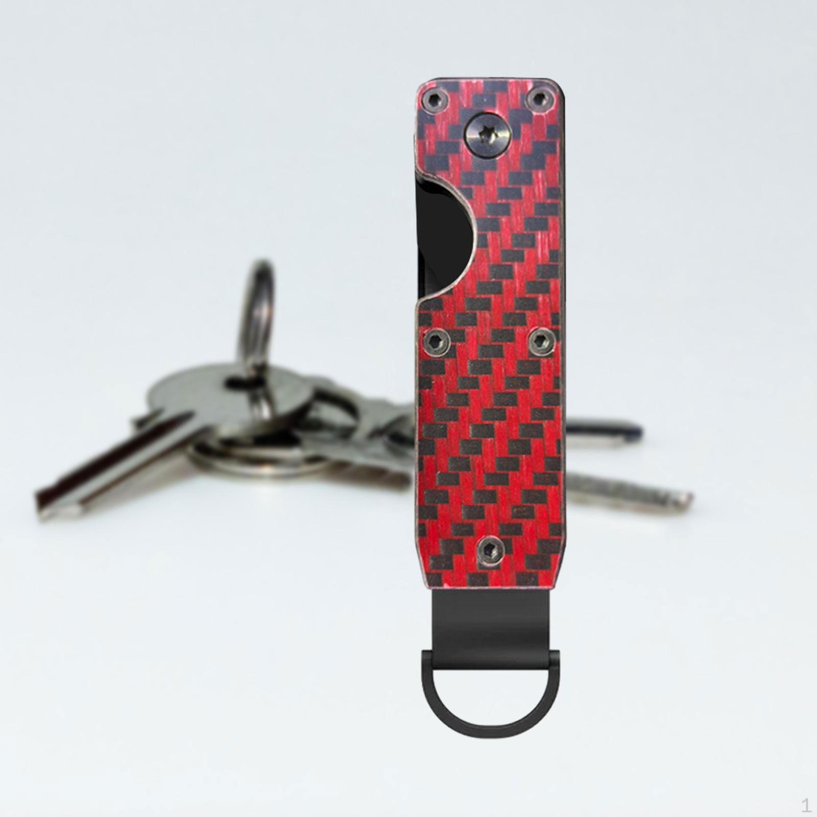 

Брелок с инструментом, легкий подарок для папы, компактный дизайн Red Black