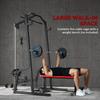 Power Cage Power Rack with 15-Level Squat Rack, Cable Pulley System, Lat Pulldown & Pull Up Bar