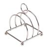 Stainless Steel Toast Rack Space Saving Easy to Clean Bread Stand 3 Slice Slot Loaf Slice Holder for Home, Gathering, Table Cafe