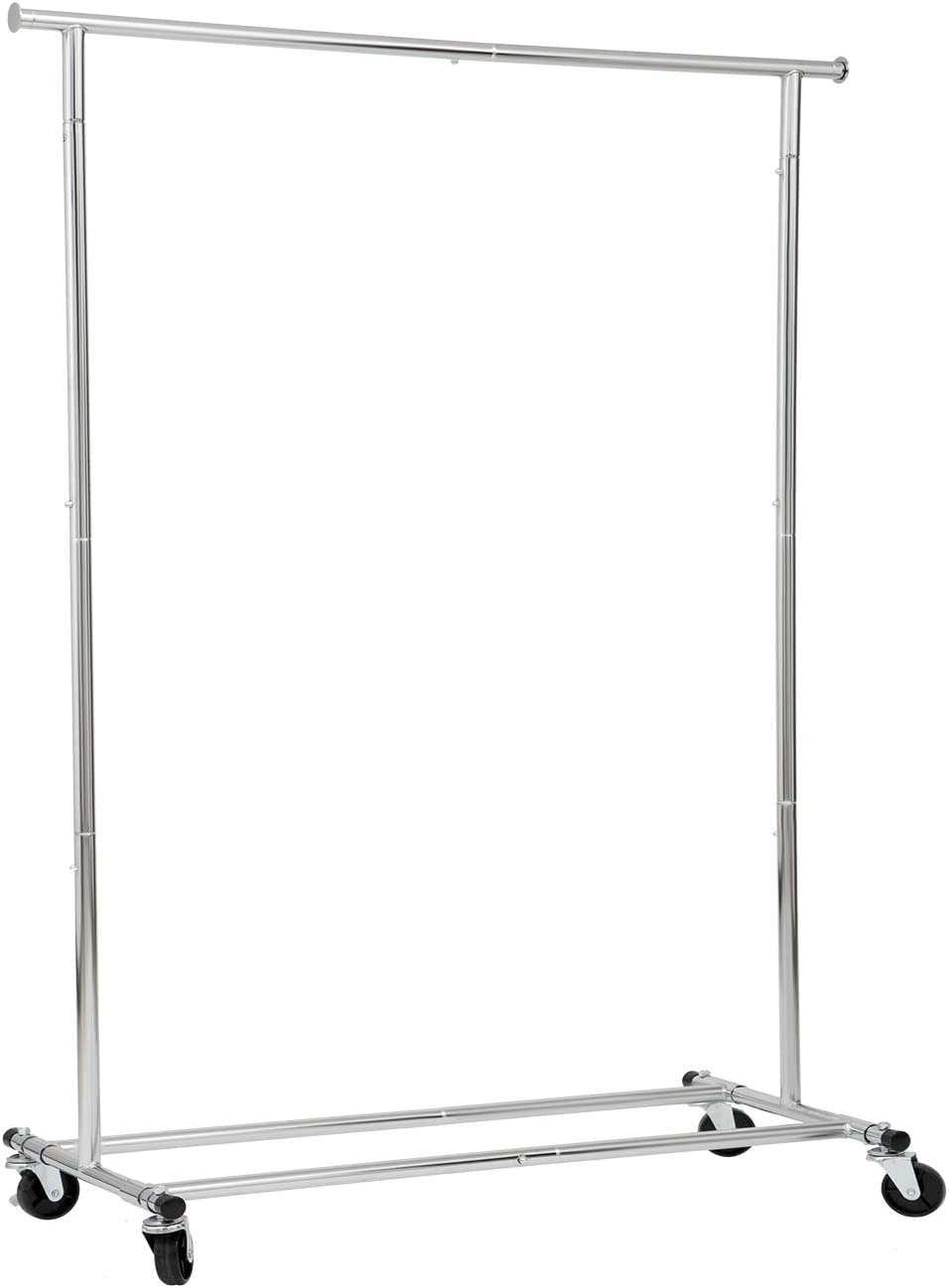 

DRM Коммерческая одежда Раздвижная ширина 110 кг Вес Труба Прочная и Серебристая Стойка, 108-160 см, Вместимость, Вешалки, Прочная, (Ширина 108-160см)