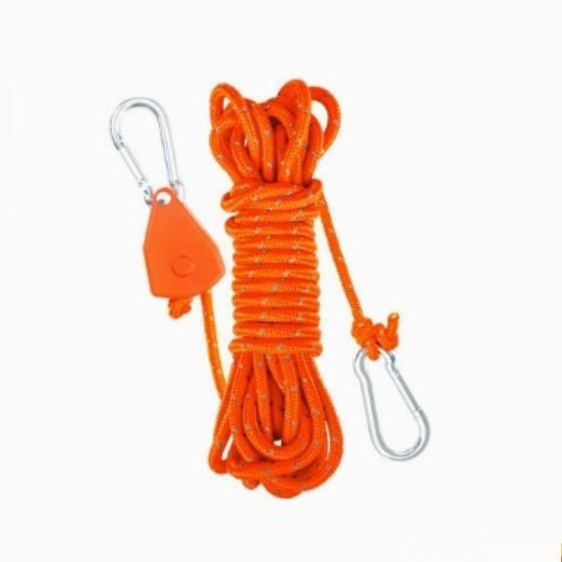 Camping tent guy ropes, durable sunshade ropes, tent windproof ropes, adjustable height adjustment ropes