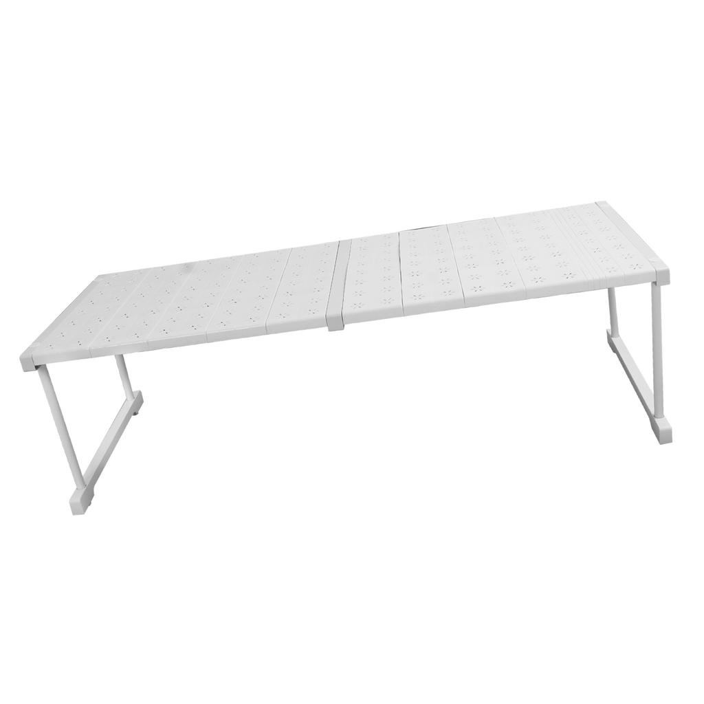 Expandable Closet Shelf Organizer Adjustable Space Saving Wardrobe Sink Tension Shelf 42cm Width