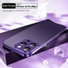 Luxury Metal Aluminum Corner Pad With Lens Protector Case for iPhone 16 15 14 13 Pro Max 16 Plus 14 Pro Shockproof Phone Cover