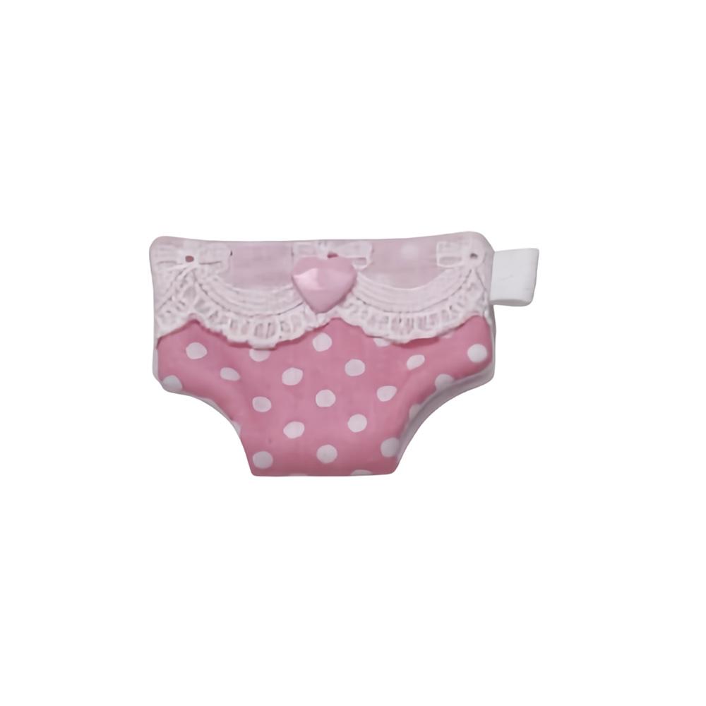 

INS Korean-style Cable Organizer Cute Cartoon Mini Underwear-shaped Hair Organizer Fabric Creative Wired Earphone Storage Case рожевий