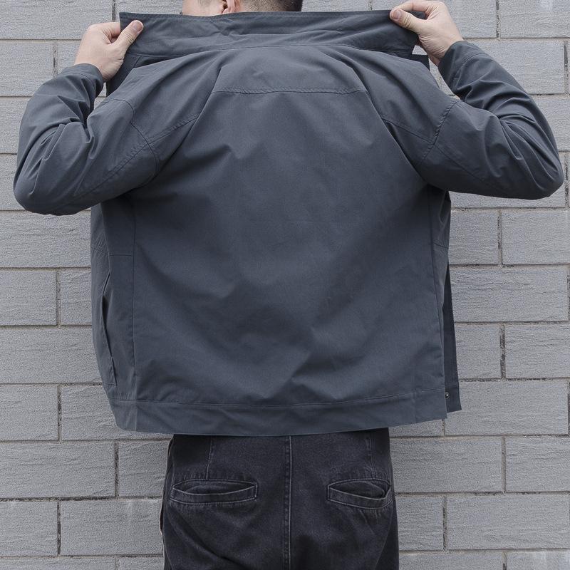New Spring and Autumn Casual Coat Men's Retro Handsome Sports Jacket Trench Coat
