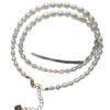 Women's Natural Freshwater Pearl Millet Bead Necklace with Strong Luster