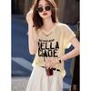Women's Letter Print Short Sleeve T-shirt