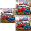High Definition 3d Bed Sheet Set Cross-border Bedding Modern Minimalist Style Xr-1 Xr-2 Xr-3 Xr-4 Designs Fits 2.0m Bed Polyester Fiber